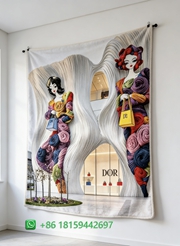Dior Throw Blankets